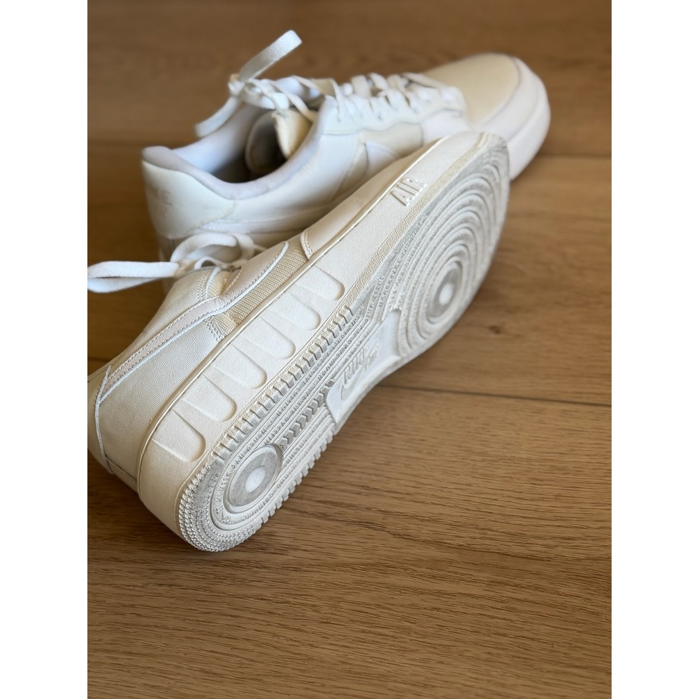 Nike Air Force 1 React Summit White Coconut Milk Mens 10.5 DM0573-101 Low Top XX - Picture 6 of 15